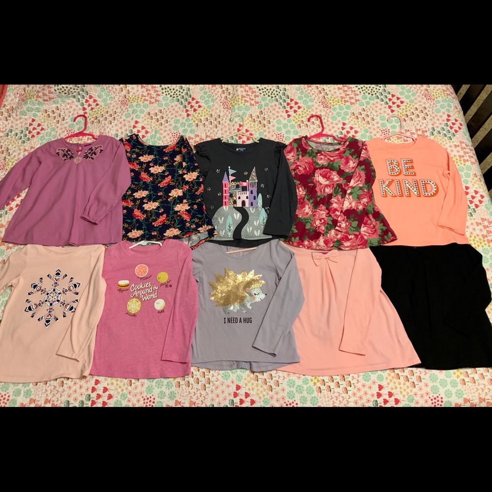 (10) Like New Toddler Girl Tops